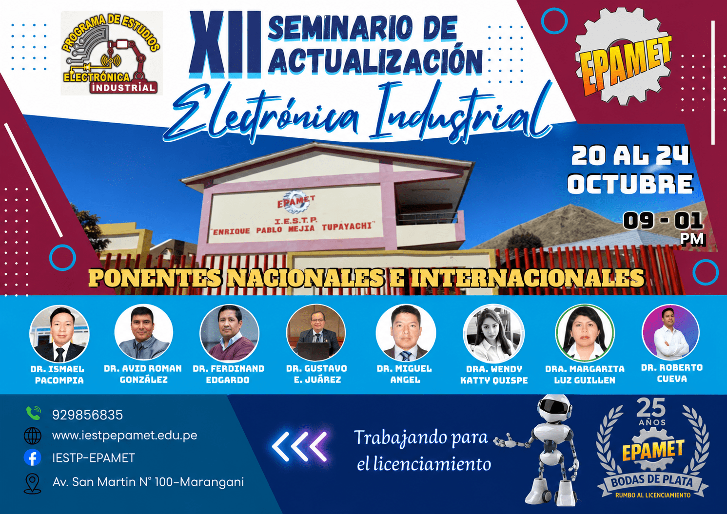 EPAMET realizará el XII Seminario de Actualización en Electrónica Industrial